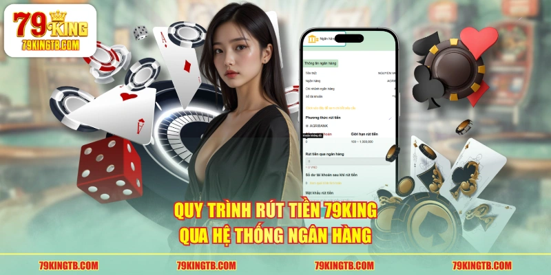 Quy trình rút tiền 79KING qua hệ thống ngân hàng